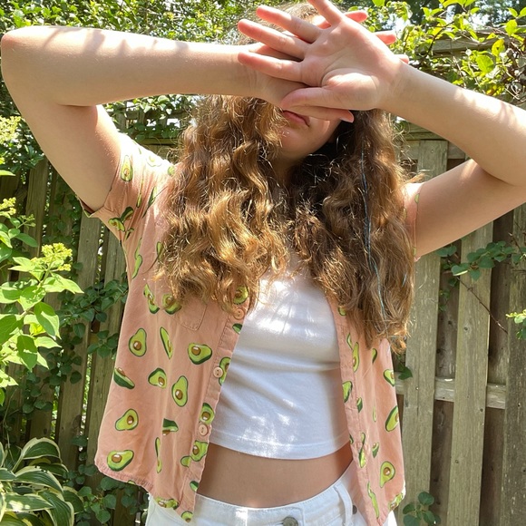 Avocado Dreams Blouse - Picture 1 of 5